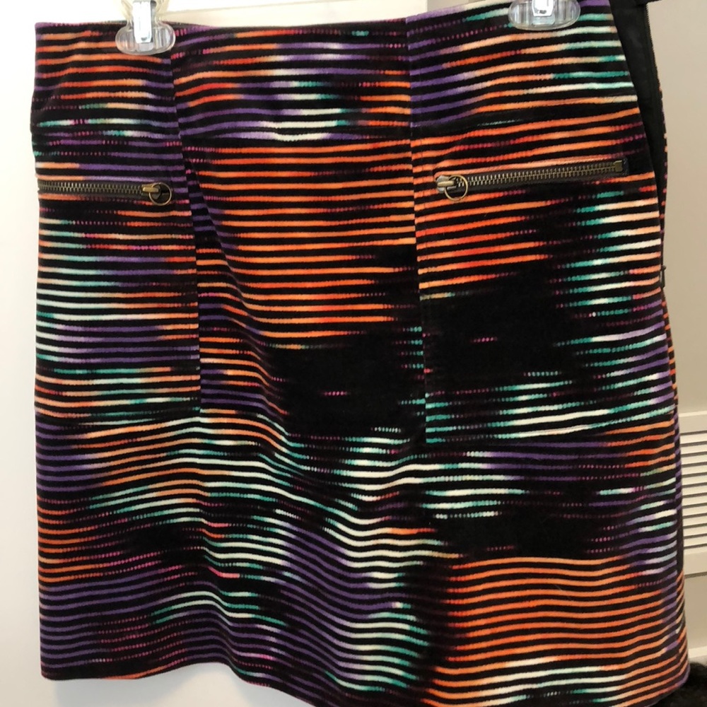 Etcetera velvet mini skirt size 6. Velvet